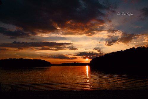 sunset lake georgia lanier buford