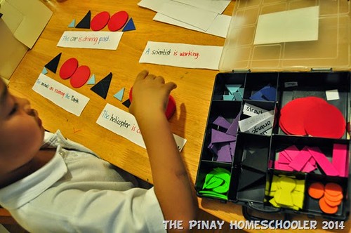 Creating Sentences Using Grammar Symbols (Photo from The Pinay Homeschooler)