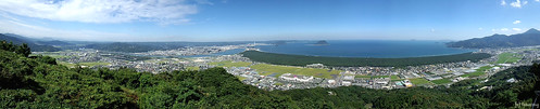 Panorama view from Mt. Kagamiyama