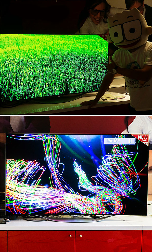 LG3CLG55型曲面OLEDTV出神入畫WRGB四原色OLED人體工學智慧遙控器webOS人2人2的插画星球People2instagrampeople2planet
