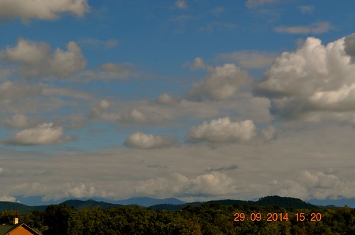 mountain clouds view condos