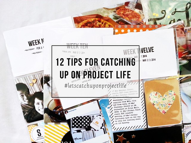 12 tips for catching up on Project Life | Amelia Writes Here
