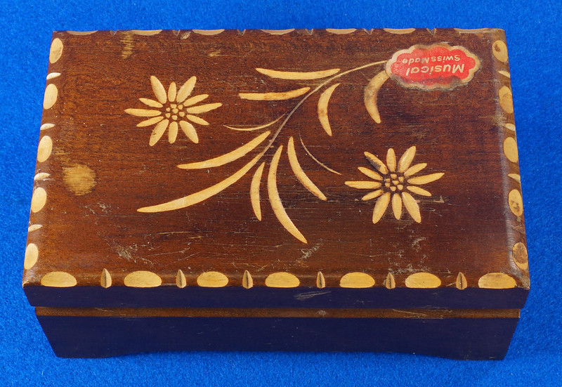 Vintage Reuge Musical Swiss Switzerland Made Music Box Anniversary