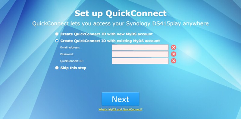 Synology DiskStation - Step 3