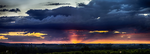 autumn sunset panorama france landscape cloudy paysage charente coucherdesoleil meteo nuageux poitoucharentes verrieres16
