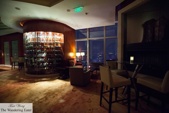 Interior of 789 Nanjing Lu Bar + Lounge on the 66th Floor