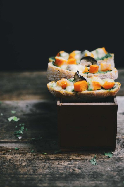 Butternut Squash and Green Chutney Tartines | A Brown Table