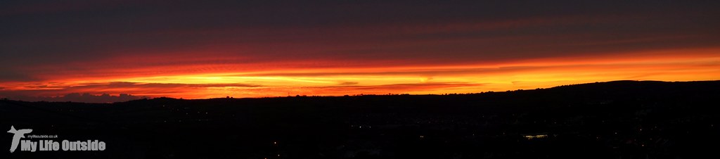Blazing Sunset over Llanelli