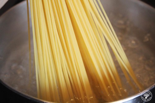 Espaguetis con espinacas y avellanas (1)