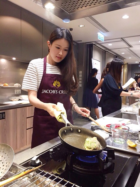 Jacob's Creek "Share in style" Cooking course by Chef Christian Yang at Towngas Cooking Centre