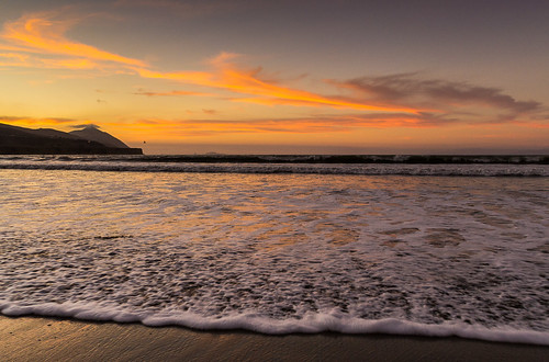 ocean sunset beach mexico ensenada puntabanda