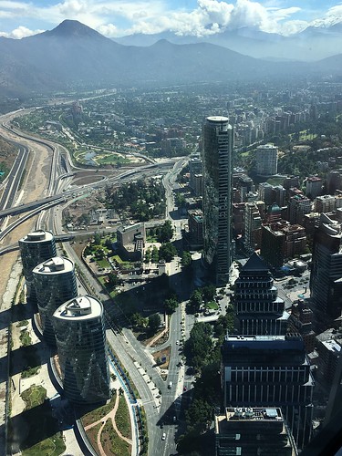 chile santiago viewfromtop city financialcenter чили сантьяго город финансовыйцентр видсверху