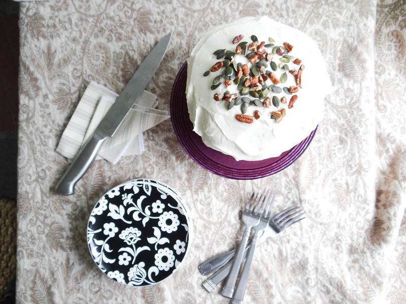 SMBP // Pumpkin Cake + Maple Cream Cheese Frosting