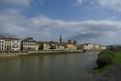 Uitzicht over de Arno