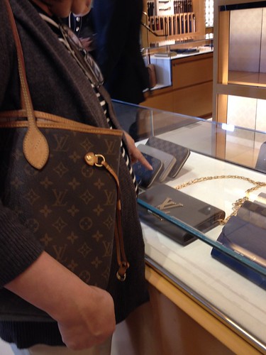 Len at the LV store in Union Square