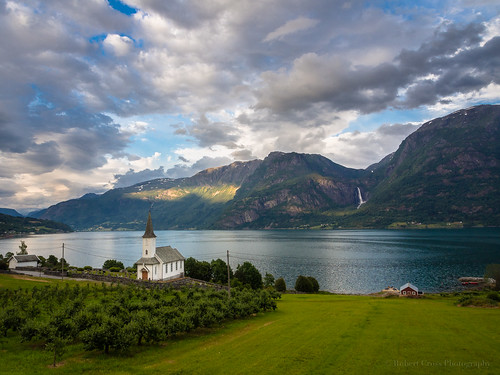 church water norway clouds landscape norge waterfall europe olympus fjord omd orchards em5 lustrafjord 1250mmf3563mzuiko