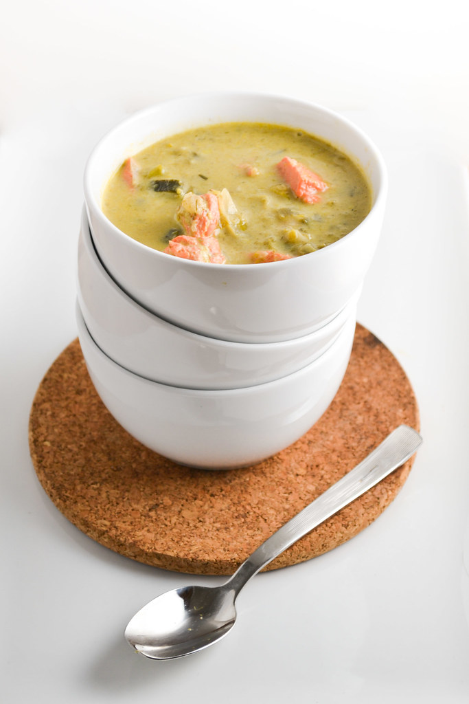 Creamy Salmon and Leek Soup | Things I Made Today