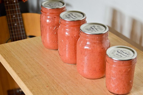 Homemade Strawberry Applesauce