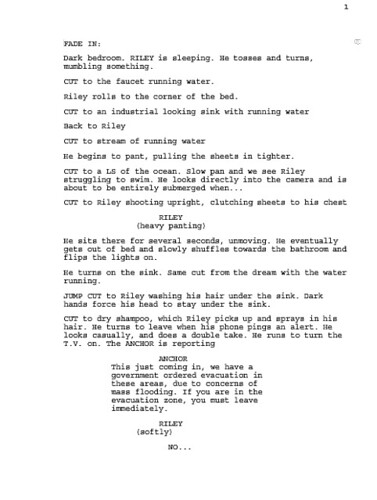 Screenplay for HL IS - page 1