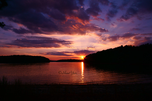 sunset lake georgia lanier buford