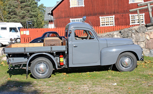 wagon grey volvo sweden 1954 retro oldtruck pv flak högbo veterancar veterantruck 445d 1954volvopv445d