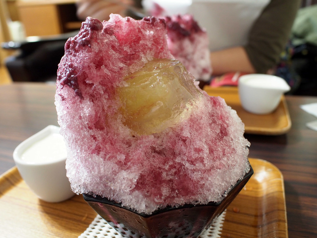 Japanese Shaved Ice Dessert | Double Grape