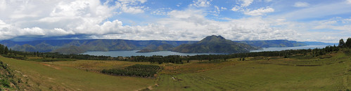 sumatra indonesia lac montagnes samosir panoramapanoramique laketobadanautoba