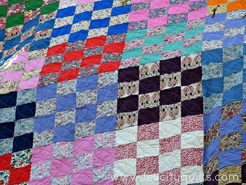 Liberty Goes to the Circus quilting