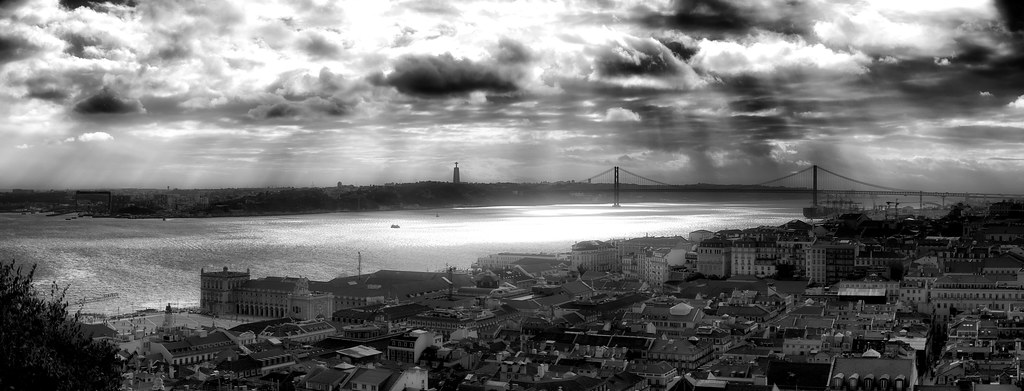 Baixa de Lisboa panorama
