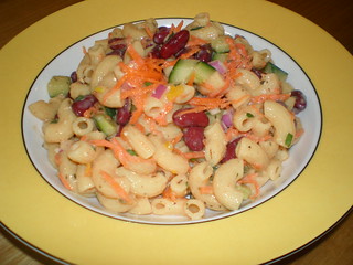 Wolffie's Fiesta Macaroni Bean Salad