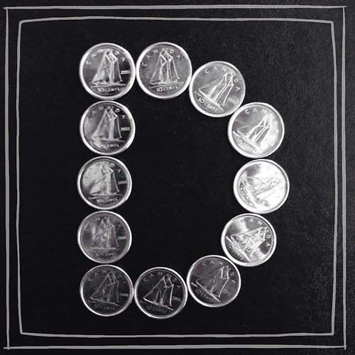 4. d is for... a dozen dimes! #fmsphotoaday #littlemomentsapp