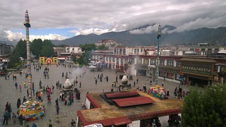 Jokhang Temple Potala view