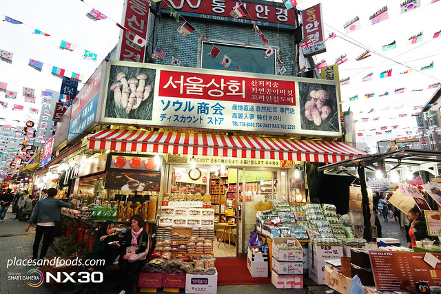 Namdaemun Market food stalls