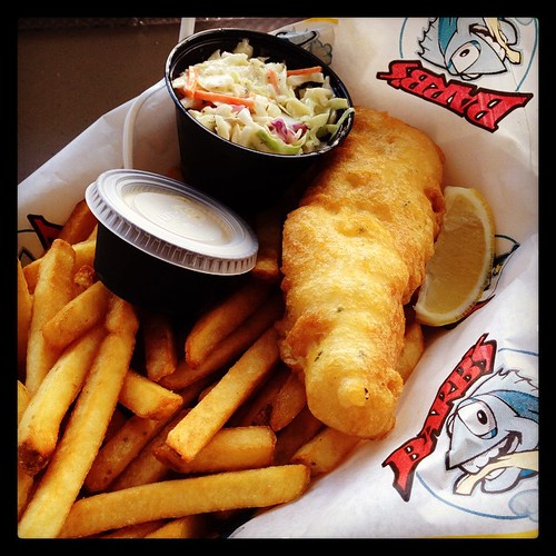 Best fish & chips in the world at Barb's! #victoria #yyj #fishermanswharf
