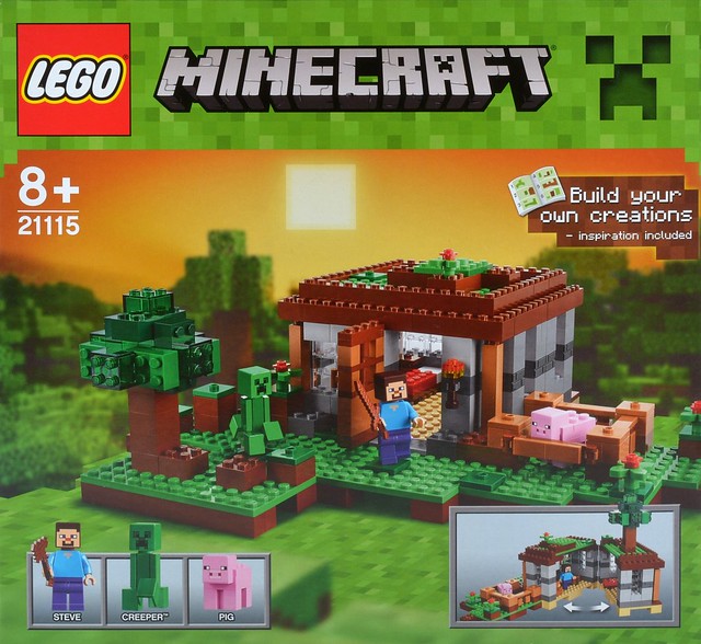 Review: Minecraft 21115 The First Night  Brickset: LEGO 