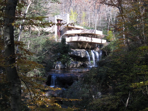 autumn nature architecture landscape nhl waterfall pennsylvania landmark franklloydwright foliage fallingwater nationalregisterofhistoricplaces nrhp