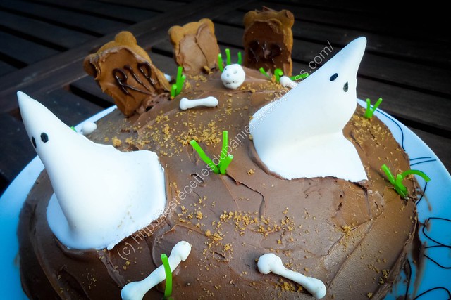 Gâteau fantômes et chocolat / Ghost and Chocolate Cake