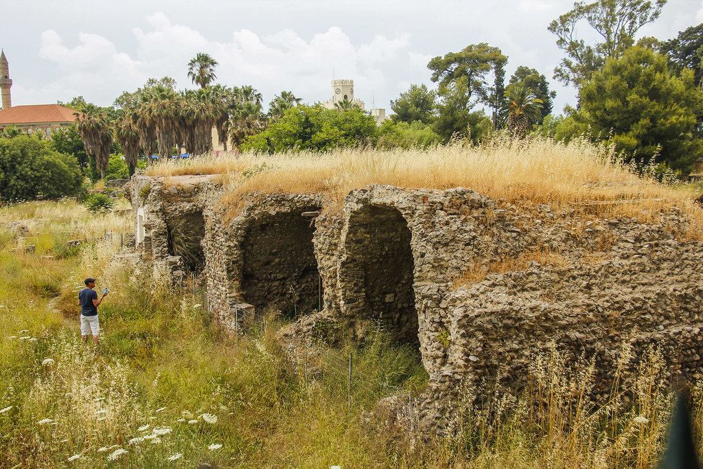 gamle ruiner i Kos by