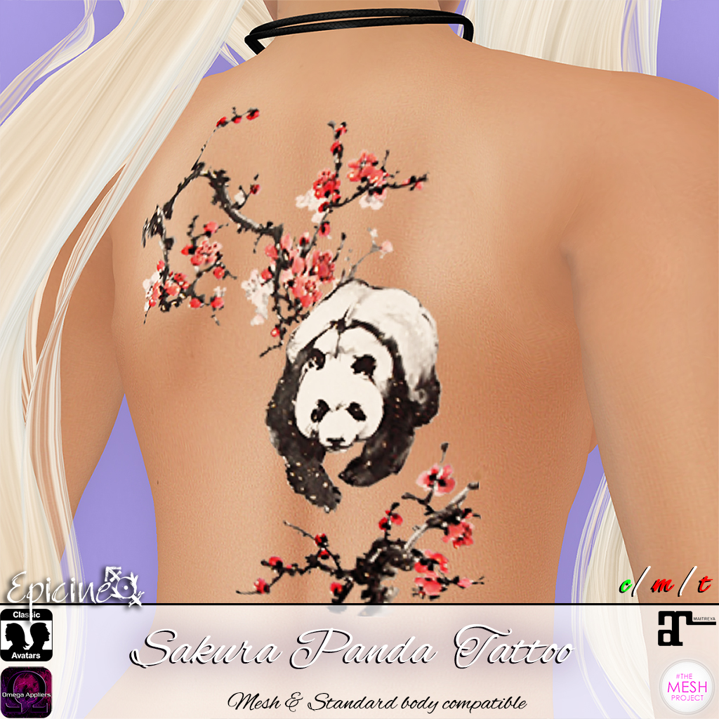 Epicine - Sakura Panda Tattoo - SecondLifeHub.com