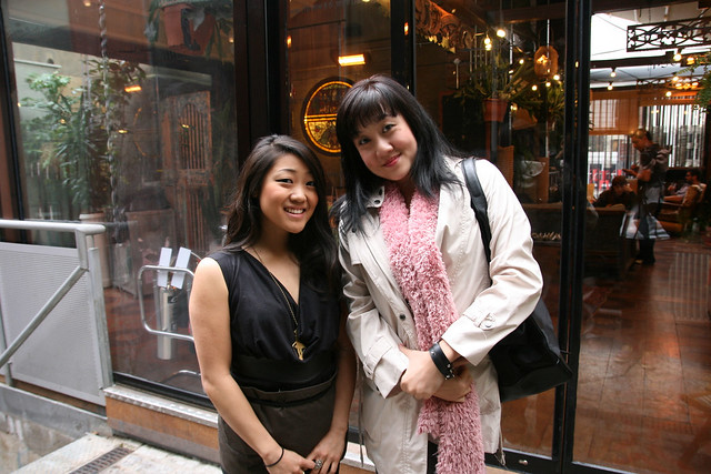 With a Japanese girl working at Dishoom in London