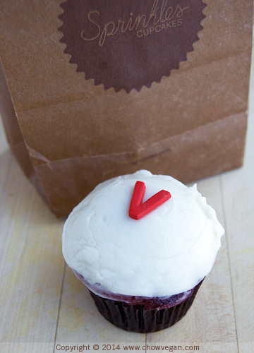 Sprinkles Vegan Red Velvet Cupcake