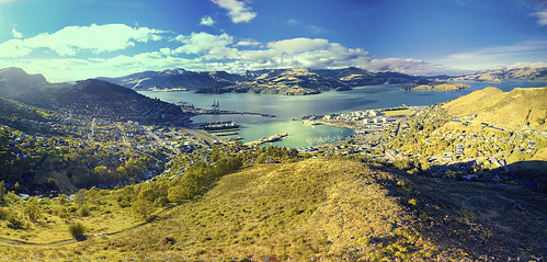 newzealand christchurch dji mavic teeje aerial above panorama