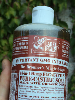 Dr Bronner spreading the word on GMO labeling