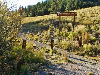 Williams Creek Trail Head - Signage