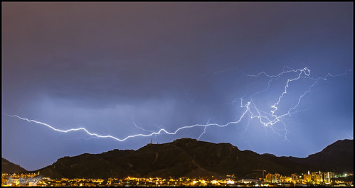lighting storm tormenta cartagena rayos
