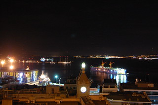 Nighttime in Valparaíso, Chile