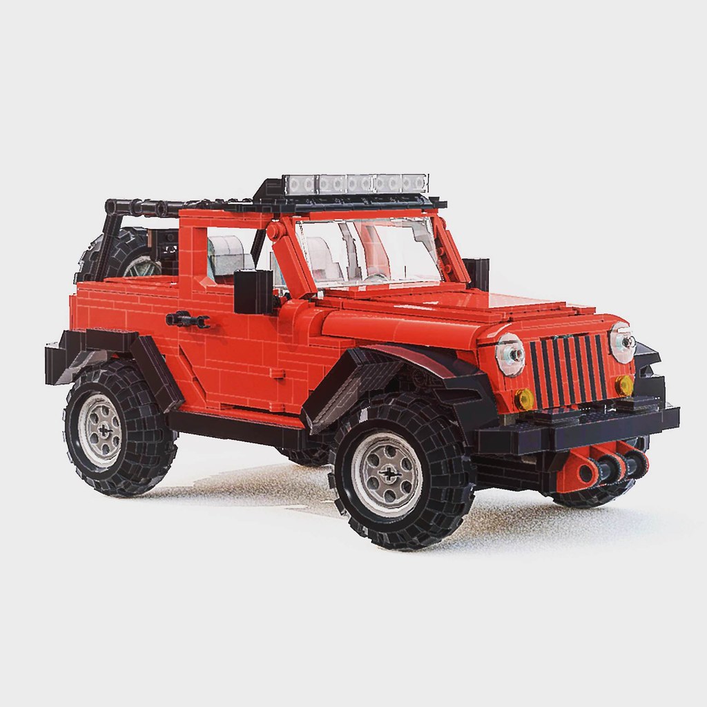 Jeep Wrangler YJ - LEGO® MOC Instructions