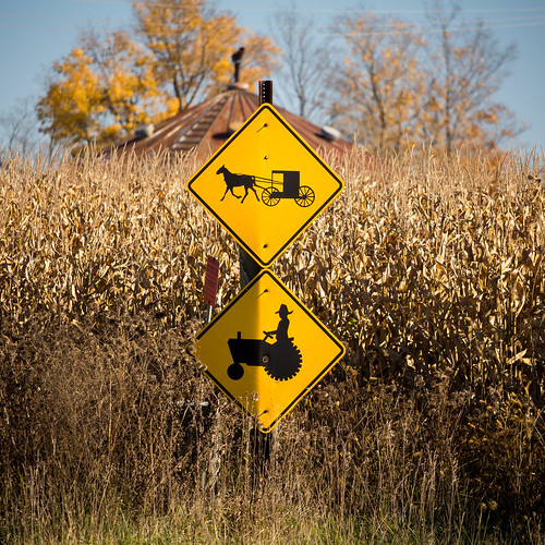 usa tractor sign yellow rural warning landscape corn michigan farm unitedstatesofamerica country amish approved bloomingdale farmcountry vanburencounty ruralmichigan