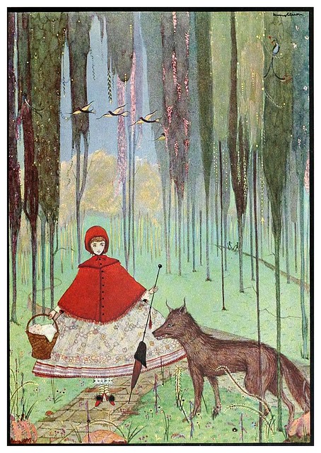 011-Caperucita roja-The fairy tales of Charles Perrault-1922- Harry Clarke