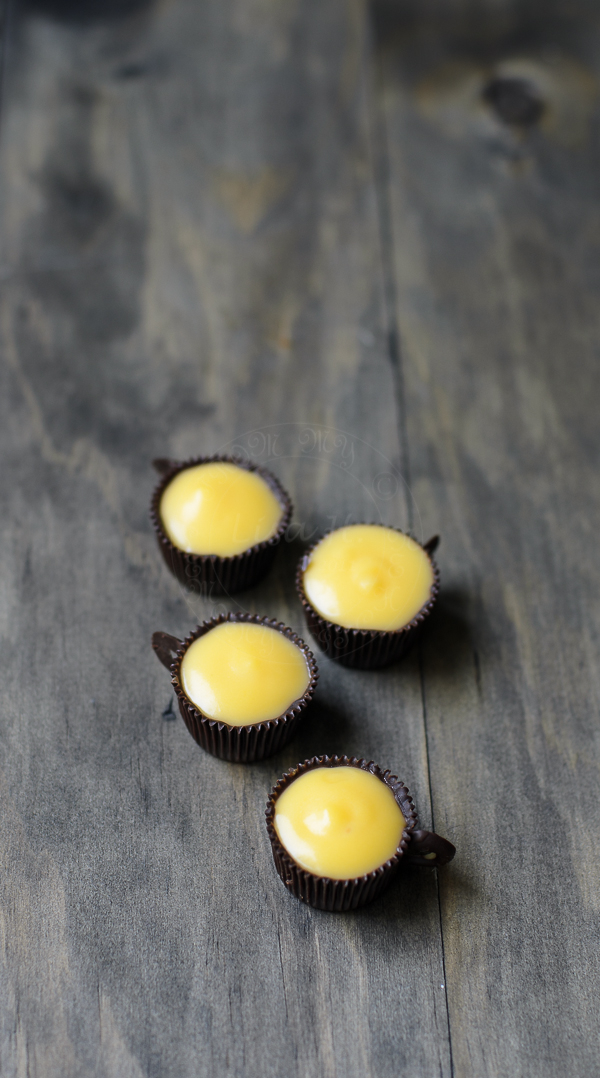 Lemon Curd in Dainty Chocolate Cups recipe.  